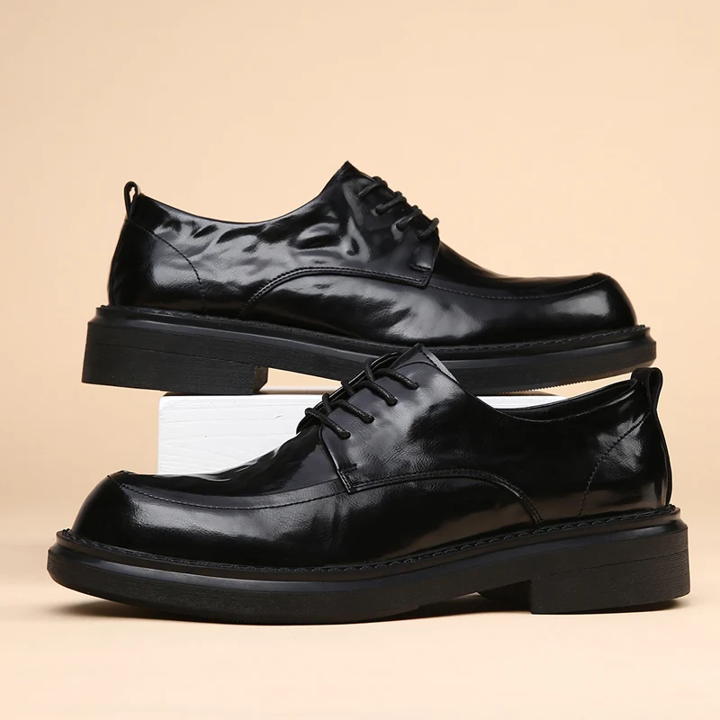 

Fashion Commuting Leather Shoes High-quality Handmade Business Versatile Men Oxford Shoes Luxury Brand Genuine Leather Men Shoes