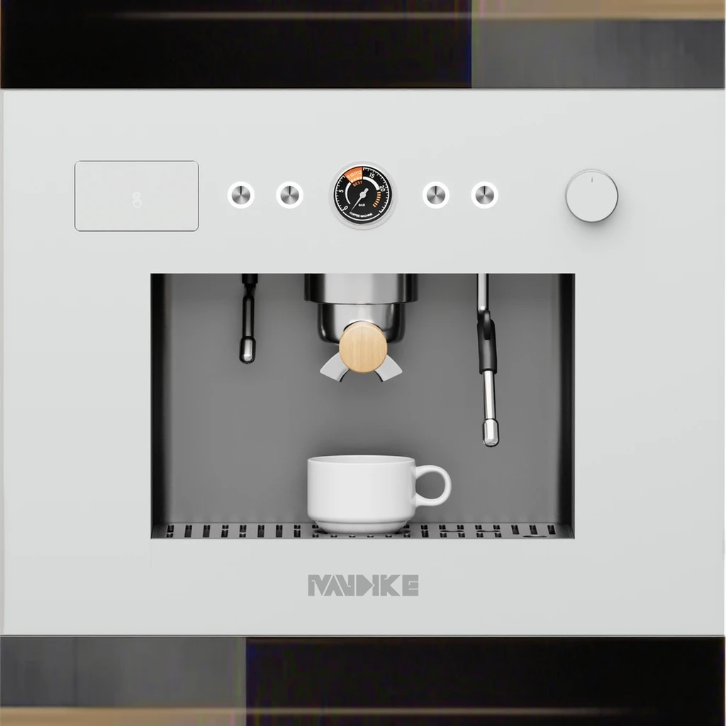 Mandike M100 Electric Home Espresso Machine Semi-Automatic Coffee Maker Full Embedded Brew Hot Water System For Household Use