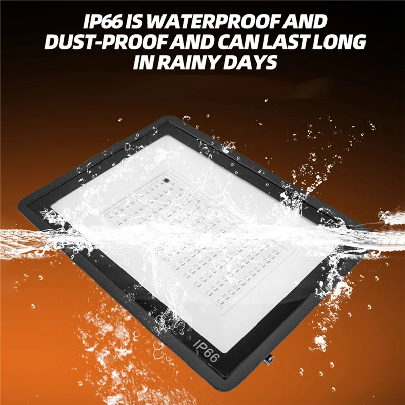 

AT43-RGB светодиодный прожектор IP66 AC100-265V уличный водонепроницаемый прожектор ландшафтное освещение для сада, патио, двора 100 Вт