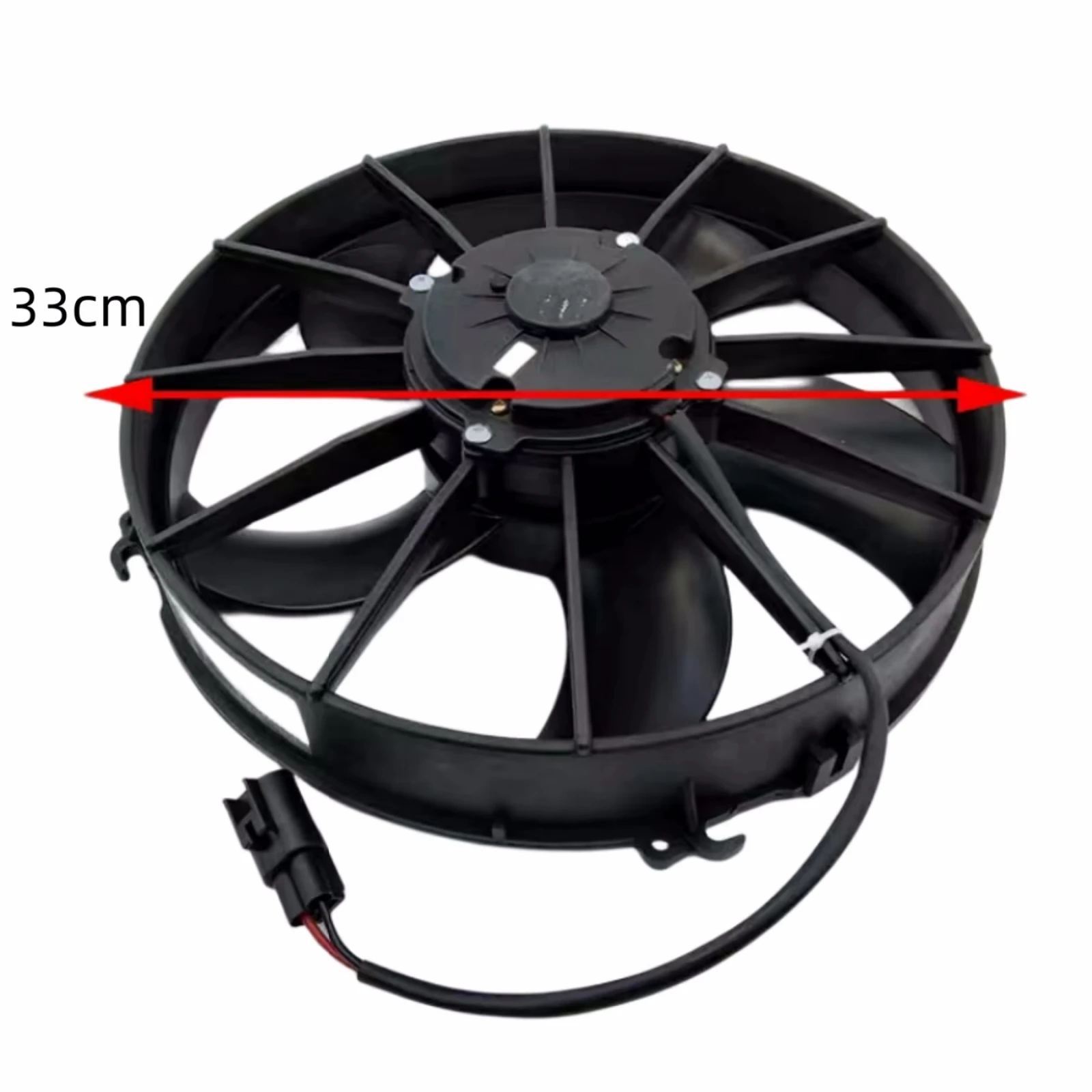 RV65F car air conditioning electronic fan, for bus and coach 24V/12V condensing fan electronic fan curved blades