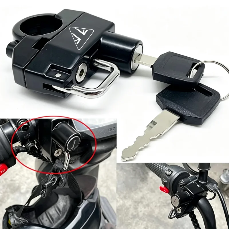 Motorcycle Supplies Helmet Lock Anti-theft Locker Locking Device For TRIUMPH SPEED FOUR 600 Speed Triple R RS S TWIN SPEEDMASTER