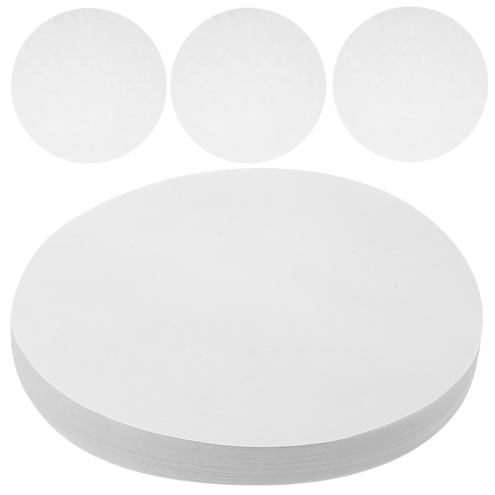 

100 pcs 18Cm Diameter Medium Flow Rate Qualitative Filter Paper For Chemistry Lab Use White Discs Filtration Supplies