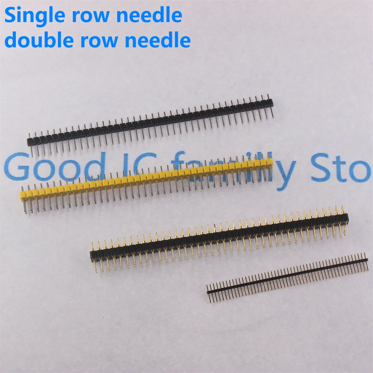 

10/5pcs 2.54 single row needle, double row needle, round hole needle, gold-plated 1x40P 2x40P double plastic row needle