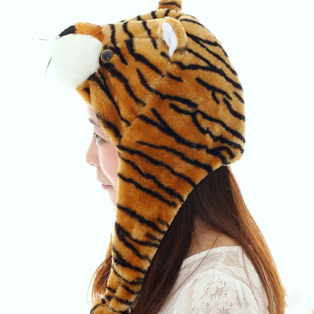 

Очаровательная шапка с изображением тигра для детей, прочная, безопасная, экологически чистая, для длительного использования, отличный подарок, с визуальным эффектом, для дня рождения
