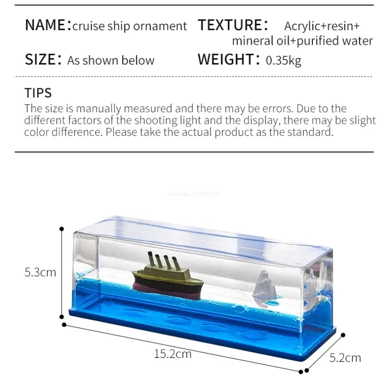 Bouteille de dérive fluide de bateau de croisière, insubmersible mille