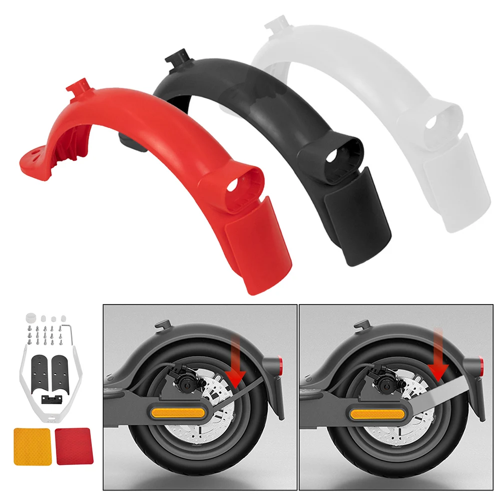 Robust Rear Mudguard Assembly Compatible with For Xiaomi For M365 Series Comes with Bracket and License Plate Holder