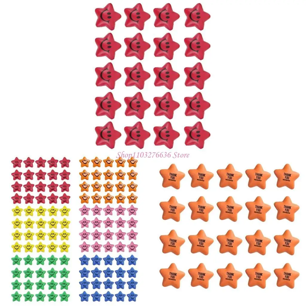 R6FDクリエイティブスマイルフェイススモールスターのフィギュアマルトースノベルティギャグテーブルおもちゃ