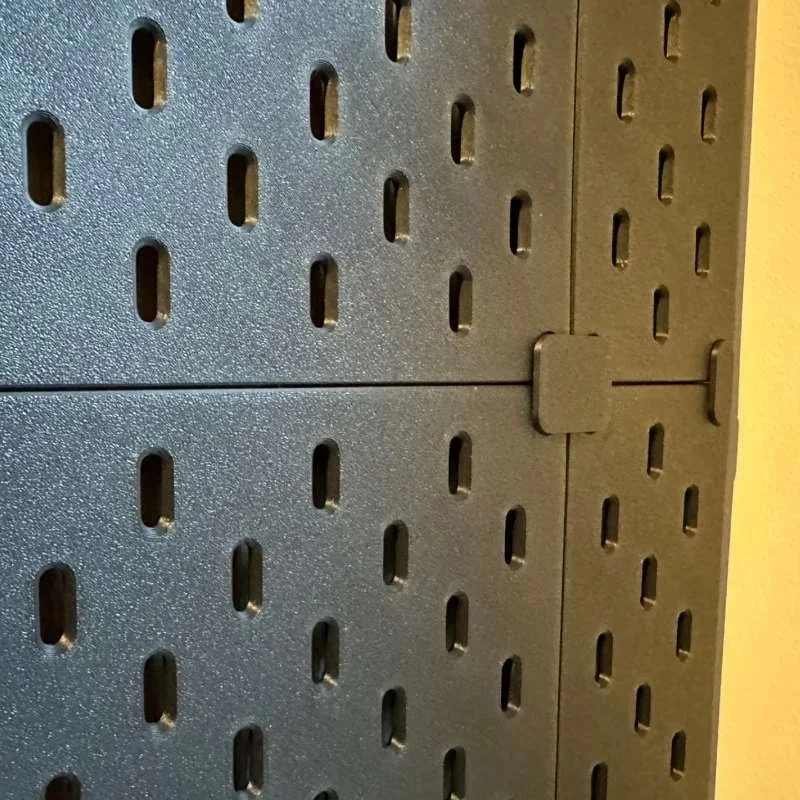 Skadis Pegboard Link Connector Slotted Wall Panel Joining Bracket Wall Organizer Combination Fixing Fixture