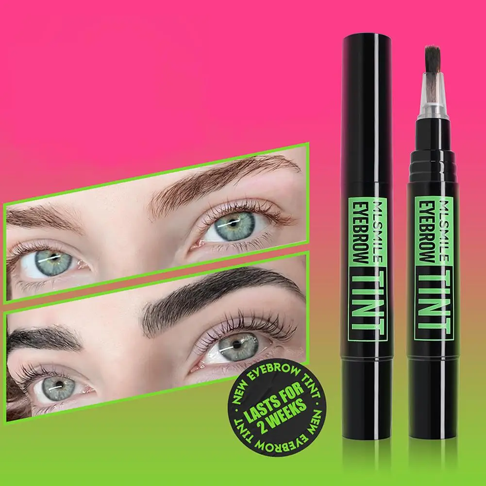 Caneta Sobrancelha Profissional, impermeável, tatuagem Esboço, Eye Liquid, Lápis Maquiagem Long Eye, Lasting Fine Brow, E3B2