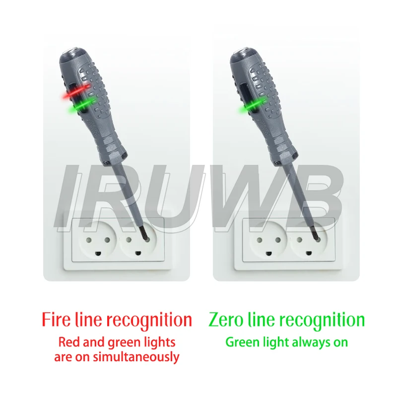 1pcs Multi-functional Electrician Screwdriver Household Intelligent Measuring Pen ABS Non-contact Induction Voltage Power Tester