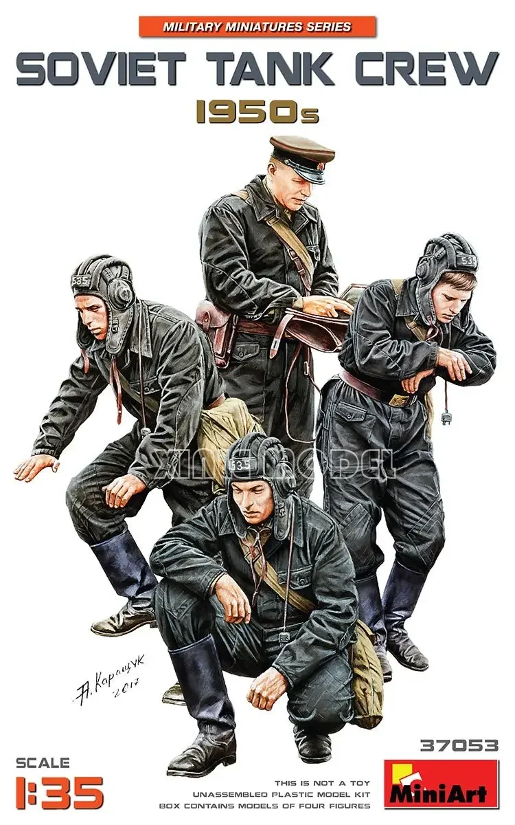 

MiniArt Plastic Assembled Model Kit 37053 Soviet Tank Corps 1950s 1/35