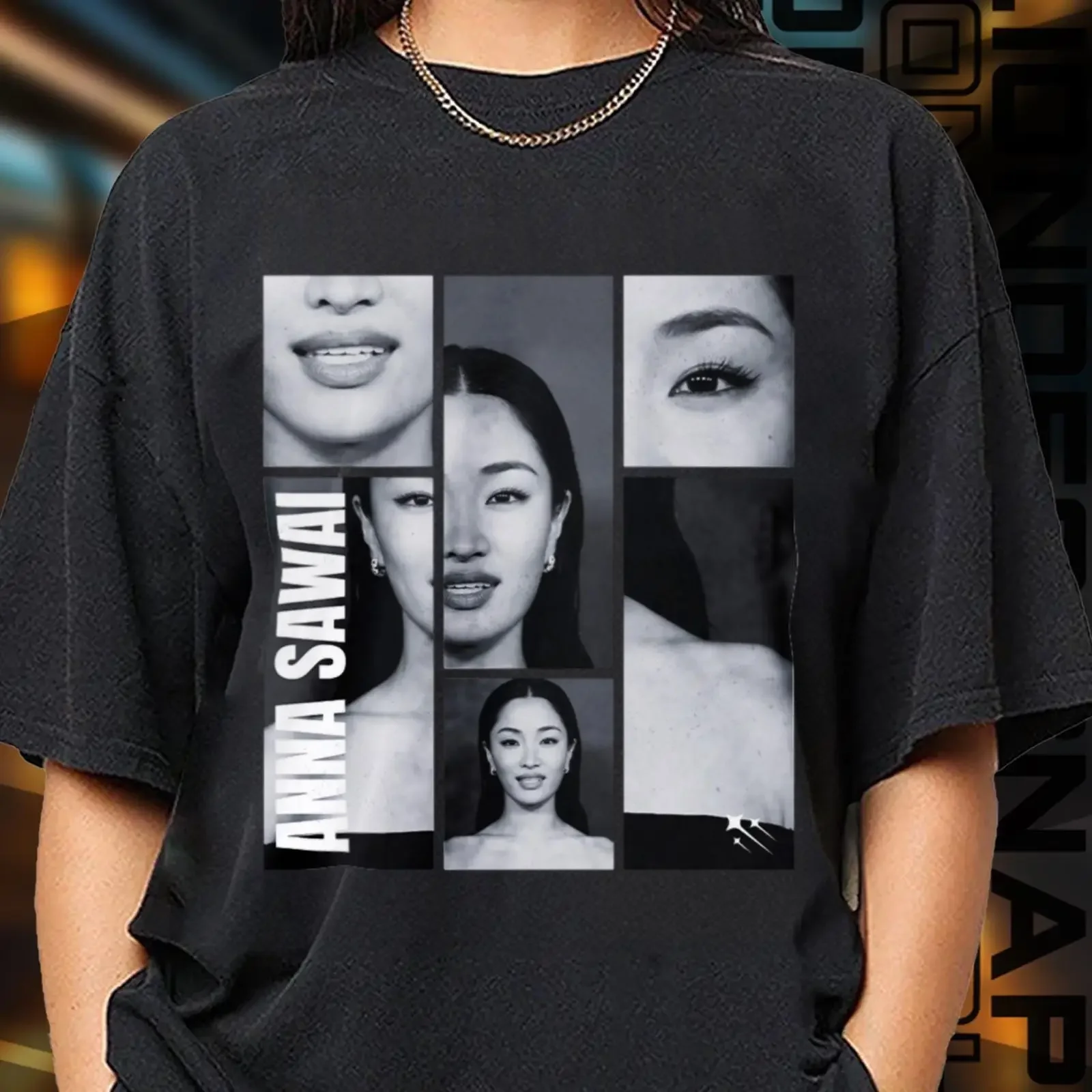 Limited Edition Anna Sawai T shirt Celebrity Fan Merch Casual Birthday Valentine's Day for  vintage Washed Unisex graphic