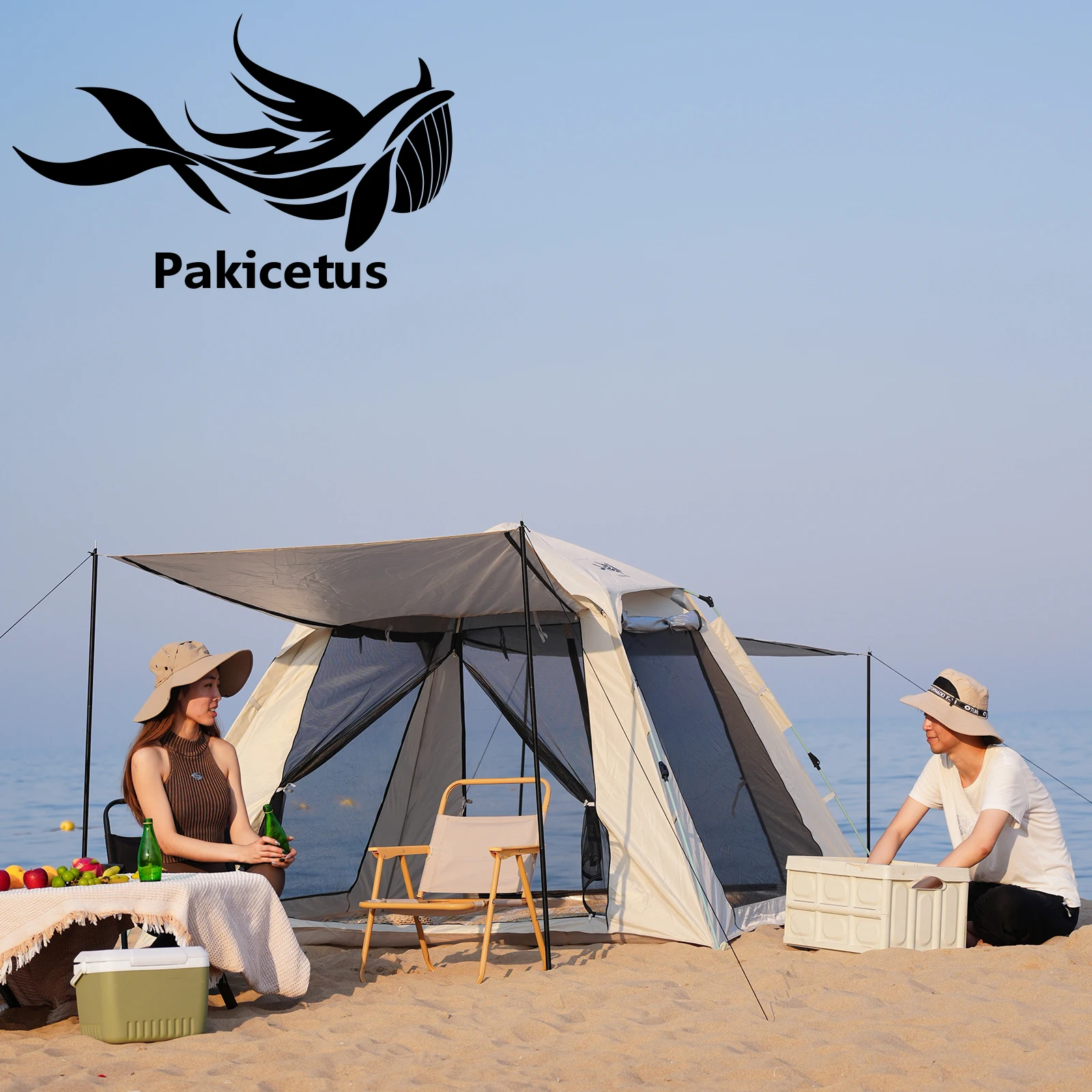 Outdoor Adventure Tent - Мгновенная раскладная палатка PAKICETUS на 1-3