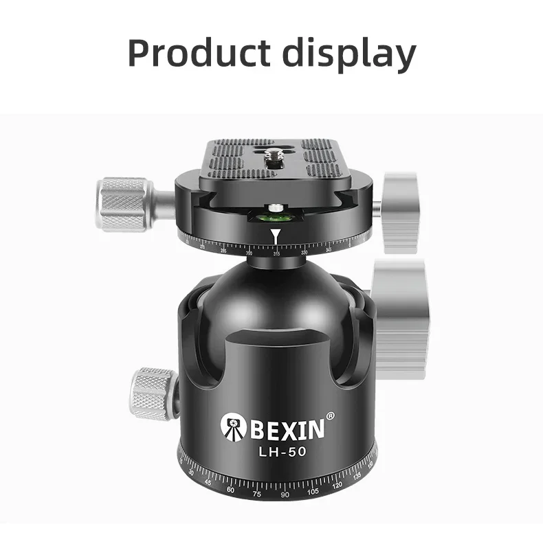 Testa A Sfera A Basso Profilo Testa Per Treppiede In Metallo - Foto 2