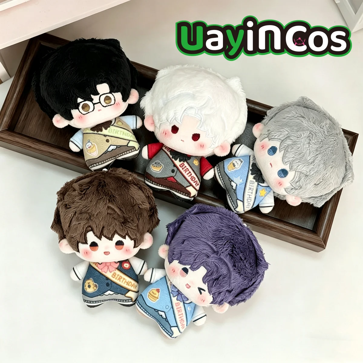 

In Stock 10cm Love and Deepspace Xavier Sylus Rafayel Caleb Stuffed Plushies Doll Clothes Keychain Bag 2026 Birthday Anime Game