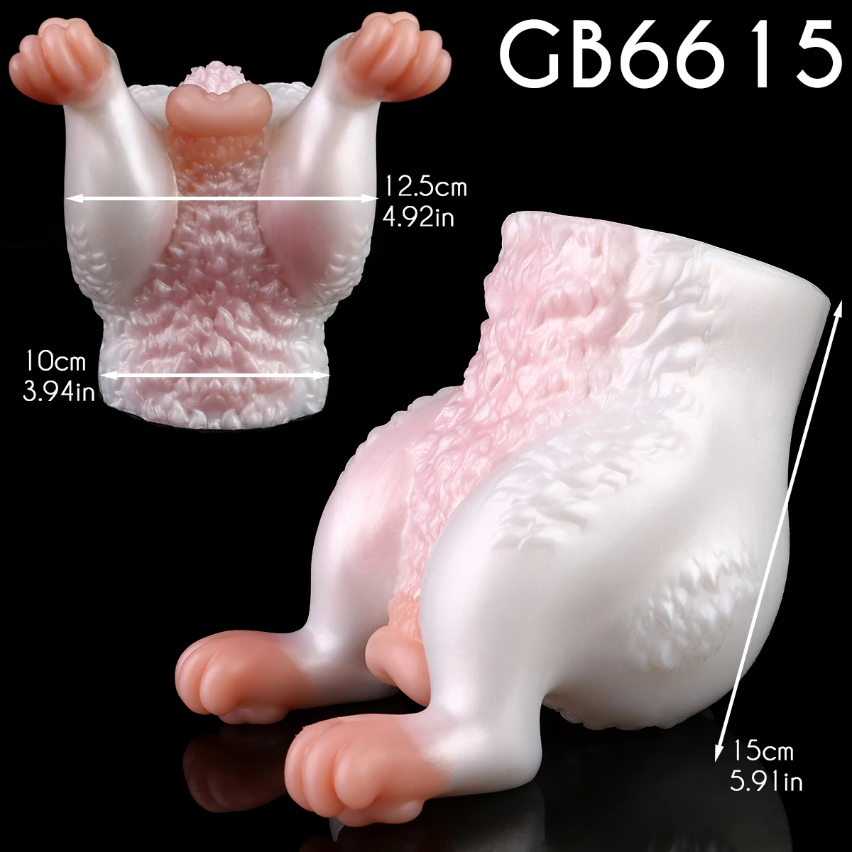 GEEBA Fantasy Pink Rabbit Pussy Мужской мастурбатор Силиконовая карманная киска Stroker для мужчин Двухканальный большой задница Onahole Секс-игрушки