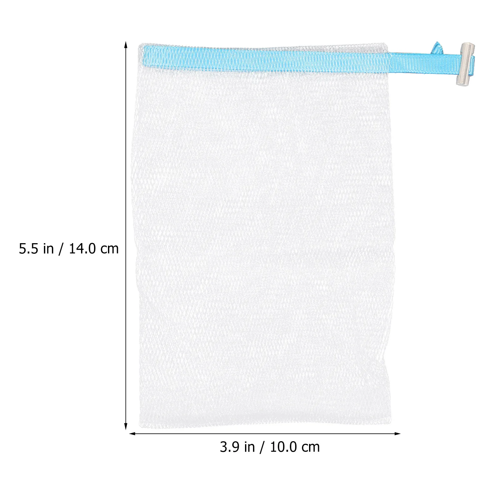 8Pcs Face Cleaning Net Soap Net Pouches Lightweight Portable Foaming Mesh Soap Bags Deep Facial Cleansing Exfoliating Mesh view 5