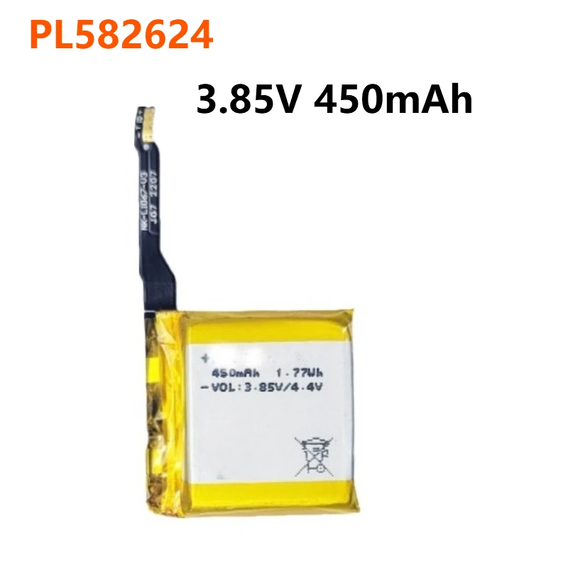 450mAh Digital Battery PL512524G PL472023 PL582624 PL402022H For Huami AMAZFIT GTS GTR 2 3 4 A1805 A1602  A2010 Mini Lite Pro