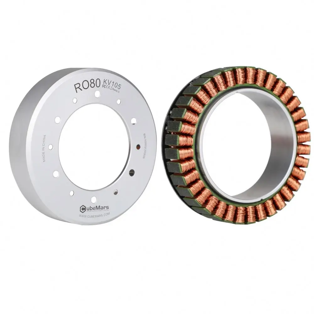 

Cubermars RO80 KV105 Бесщеточный электрический ступица колеса Мотор с рычагом робота Бесщеточный двигатель Энкодер Bldc Agv Двигатель для робота