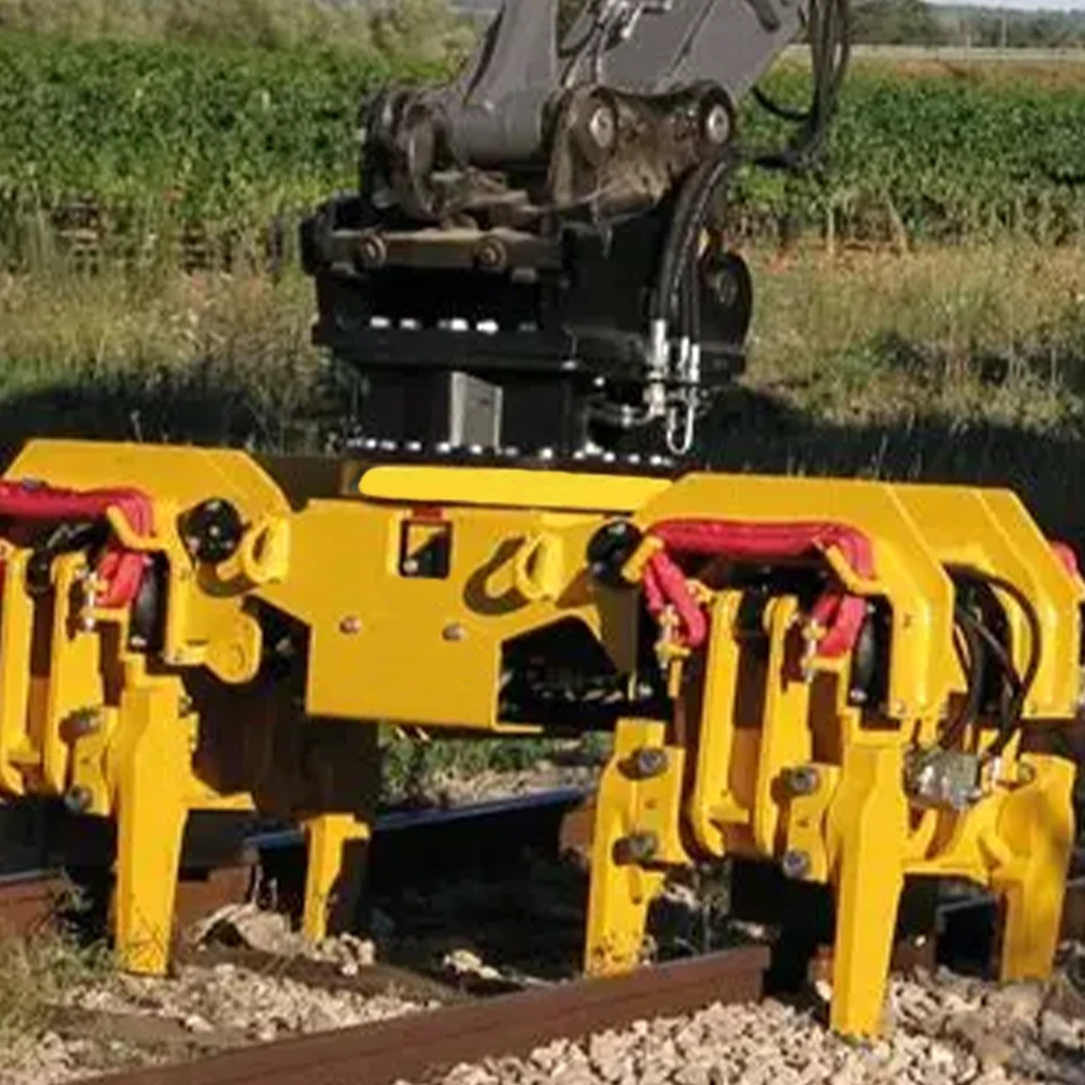 Auto Hydraulic excavator Railway Railtrack Rammer Compactor Rail Tamper Railway Ballast Tamping Machine for Switch