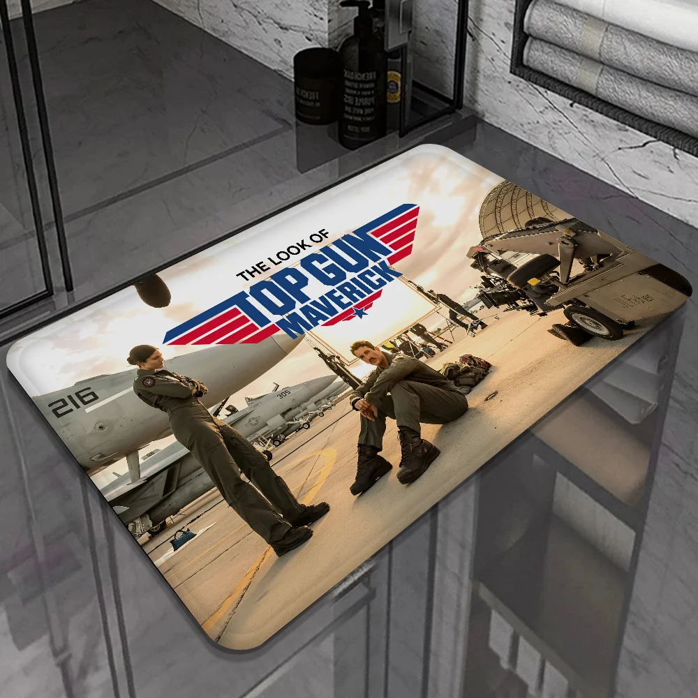 Top Gun Maverick Movie Floor Carpet Anti-slip Absorb Water Long Strip Cushion Bedroon Mat Welcome Rug