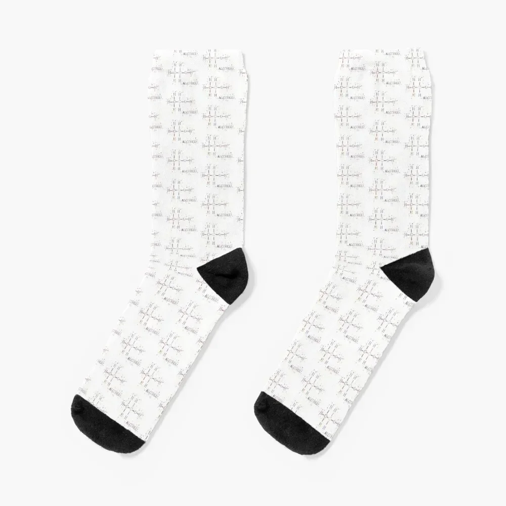 

Alcohol molecule Socks Lots Non-slip football crazy Socks For Man Women's