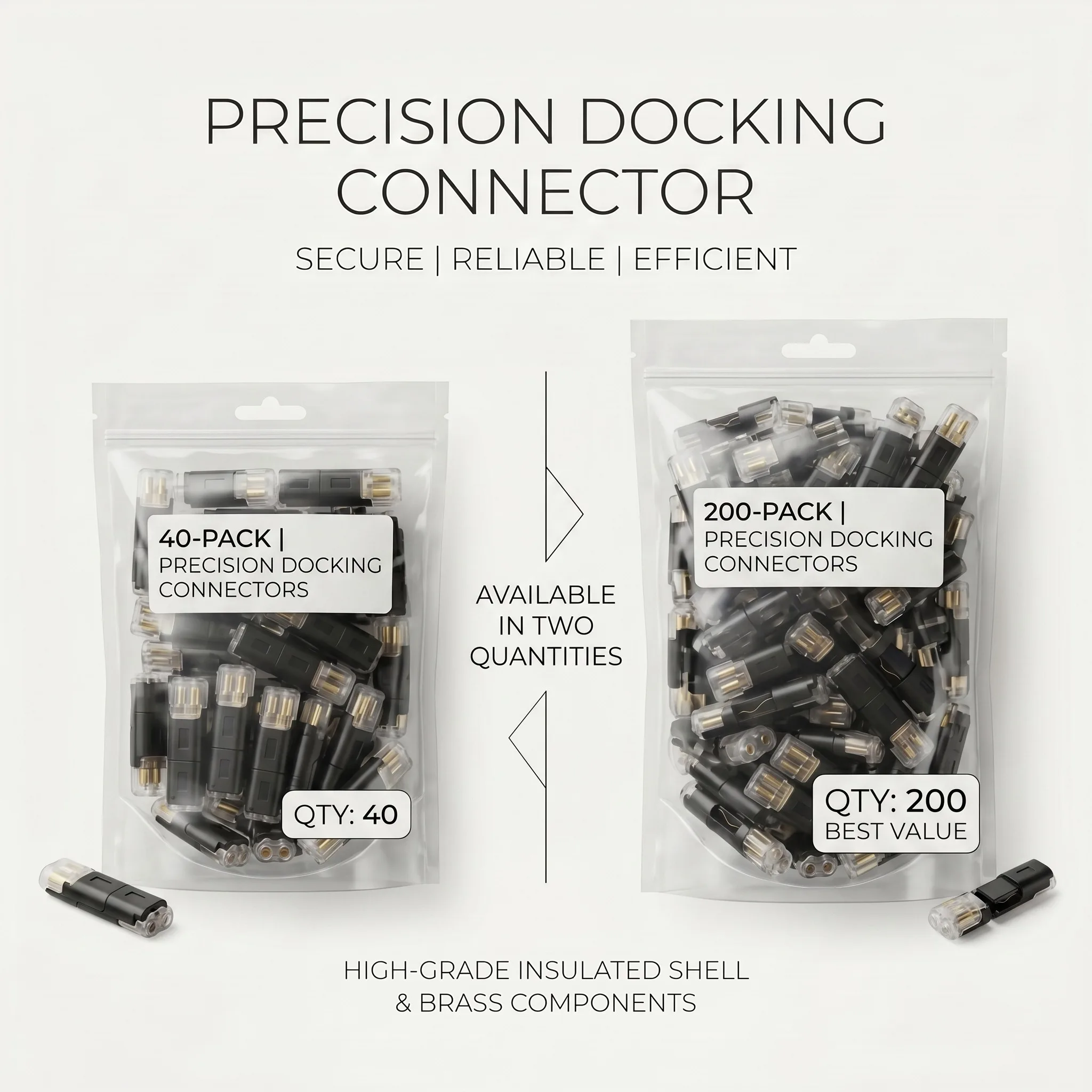 40/200Pcs D2 Quick Wire Connectors Solderless Push-in Terminal Blocks Electrical Cable Connector for Home DIY Automotive Repair