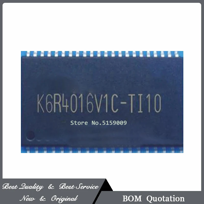 5 Pcs/Lot K6R4016V1C-TI10 TSOP44 100% New Original In Stock