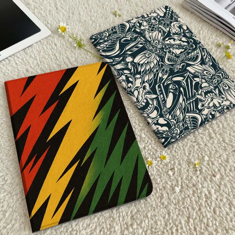 

Colorful Lightning Pattern Art Tablet Case For Xiaomi Redmi Mini Pad SE K 2 4 5 6 7 8 2023 2025 11 8.8 11.2 10.1 Pro Gift