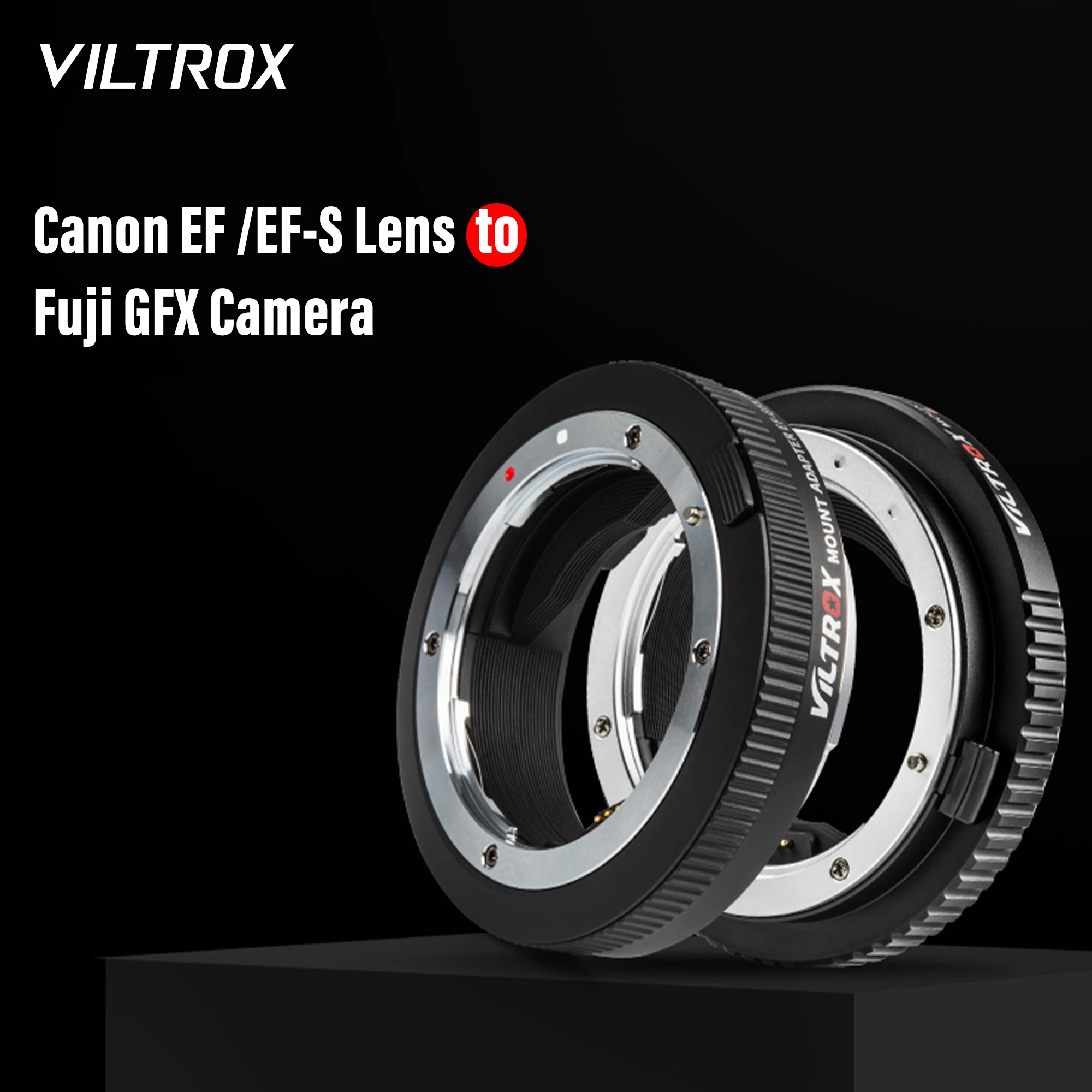 VILTROX EF-GFX Pro Auto Focus Medium Frame Fuji G Mount Lens Adapter for Canon EF EF-S Lens to Fujifilm Camera GFX50SII GFX50R