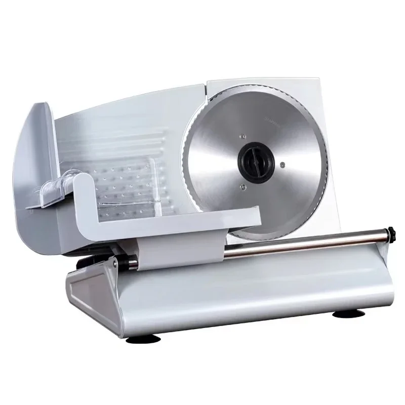 200 Watt Electric Deli Meat Bread Slicer Stainless Steel Blade Adjustable Thickness 2 Removable