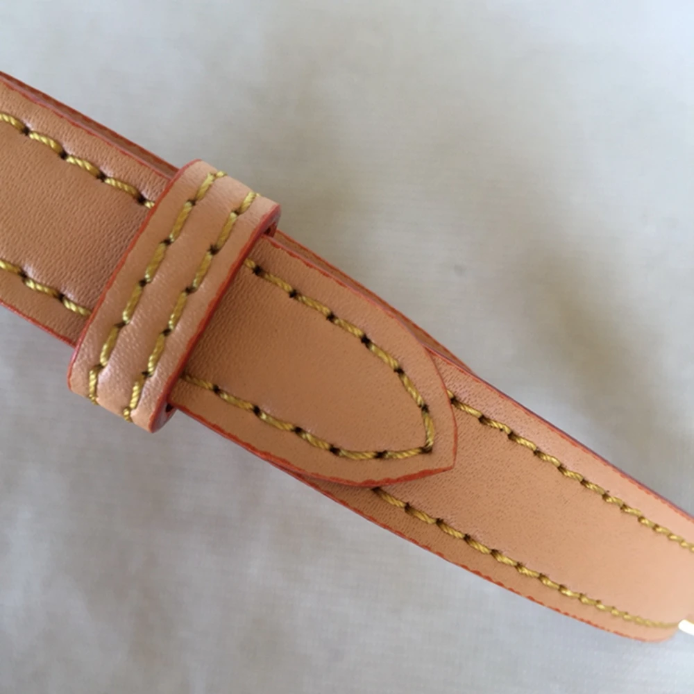 Adjustable 105-120cm Genuine Cow Leather Bag Straps Handbag Handle Wide Belt Shoulder Crossbody Customized Beeswax Bag Strap