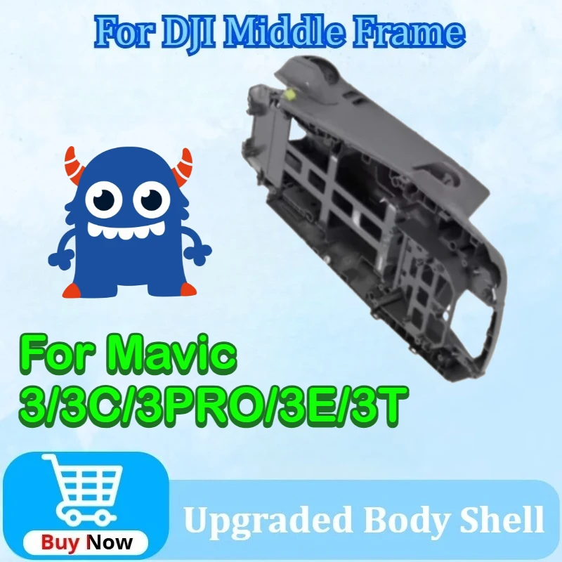 

New Lightweight Mid-Shell Middle Frame Assembly Replacement Spare Part for DJI Mavic 3 / 3C / 3PRO / 3E / 3T Body Shell