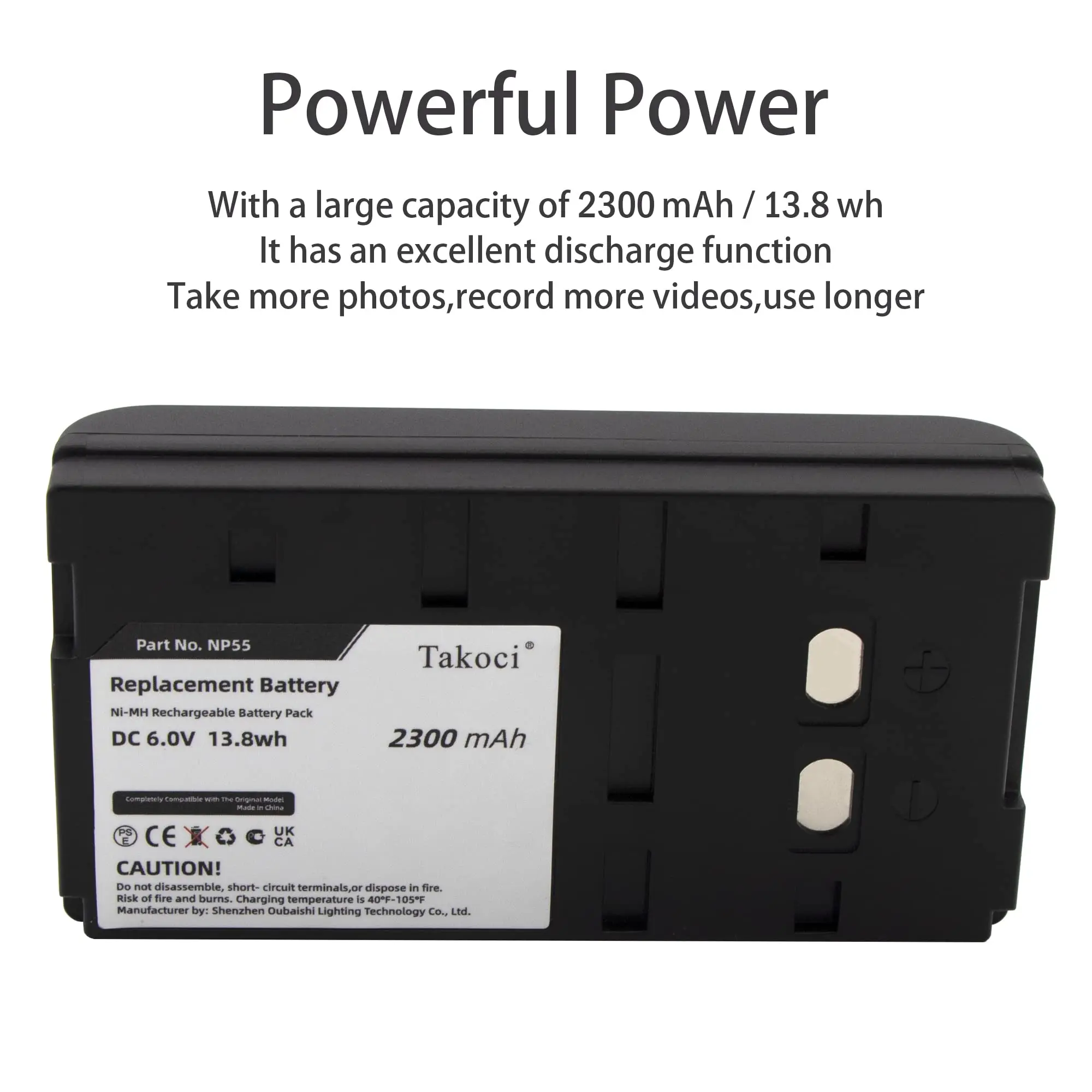 

Replacement Battery for SEARS 53601 53704 53705 53706 53708 53709 53722 53725 53851 QUASAR VM-55 VM-100 VM-110VM 500VM-505 VM-