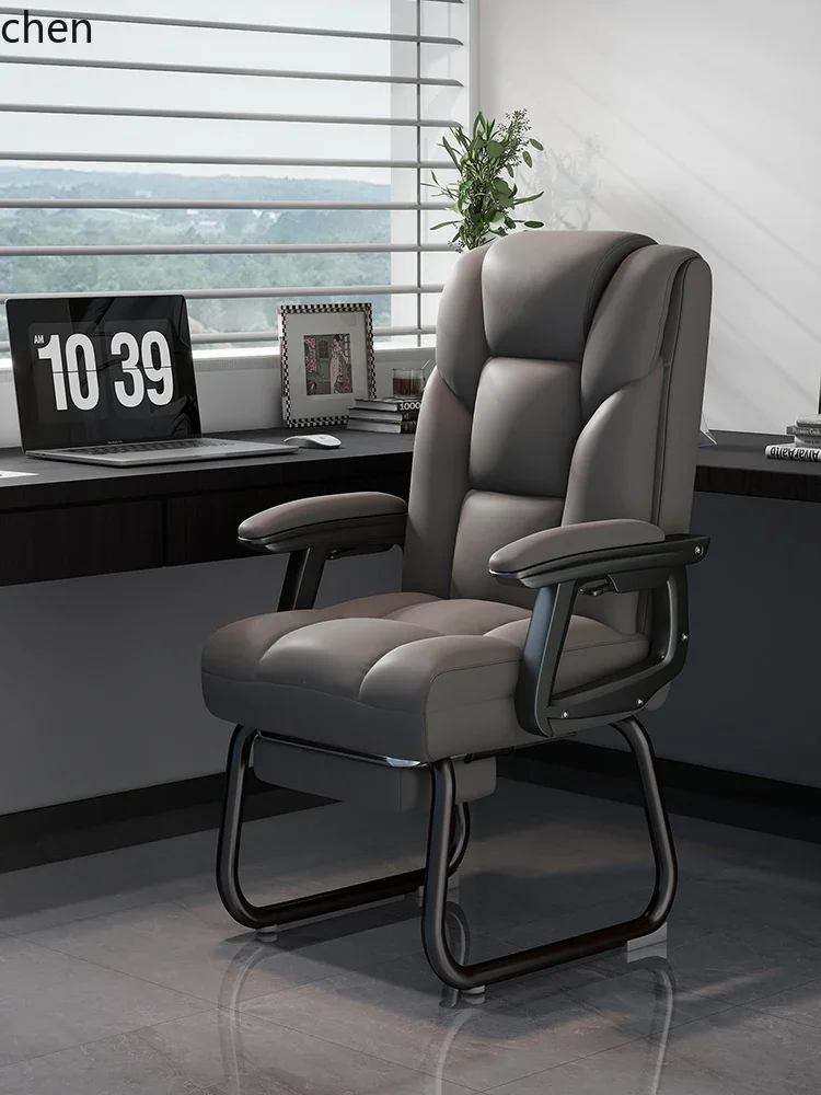 DSAHome Office Chair Comfortable Long Sitting Reclining Computer Chair