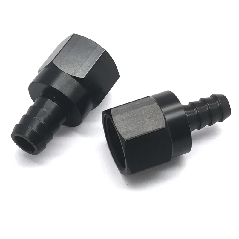 

Black Straight Aluminum 10AN female Flare to 1/2 Barb Push Hose Barb Fitting Adapter