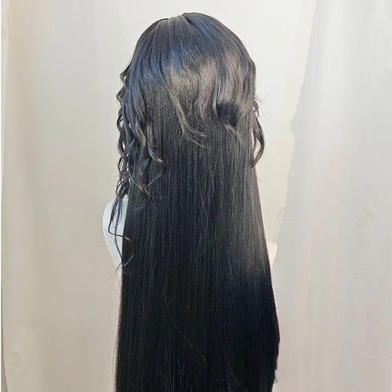 Anime The Scum Villain’s Self Luo Binghe Customized Wig Black Long Hair Unisex Shen Qingqiu Wigs Chinese Fan Wig+cap view 5