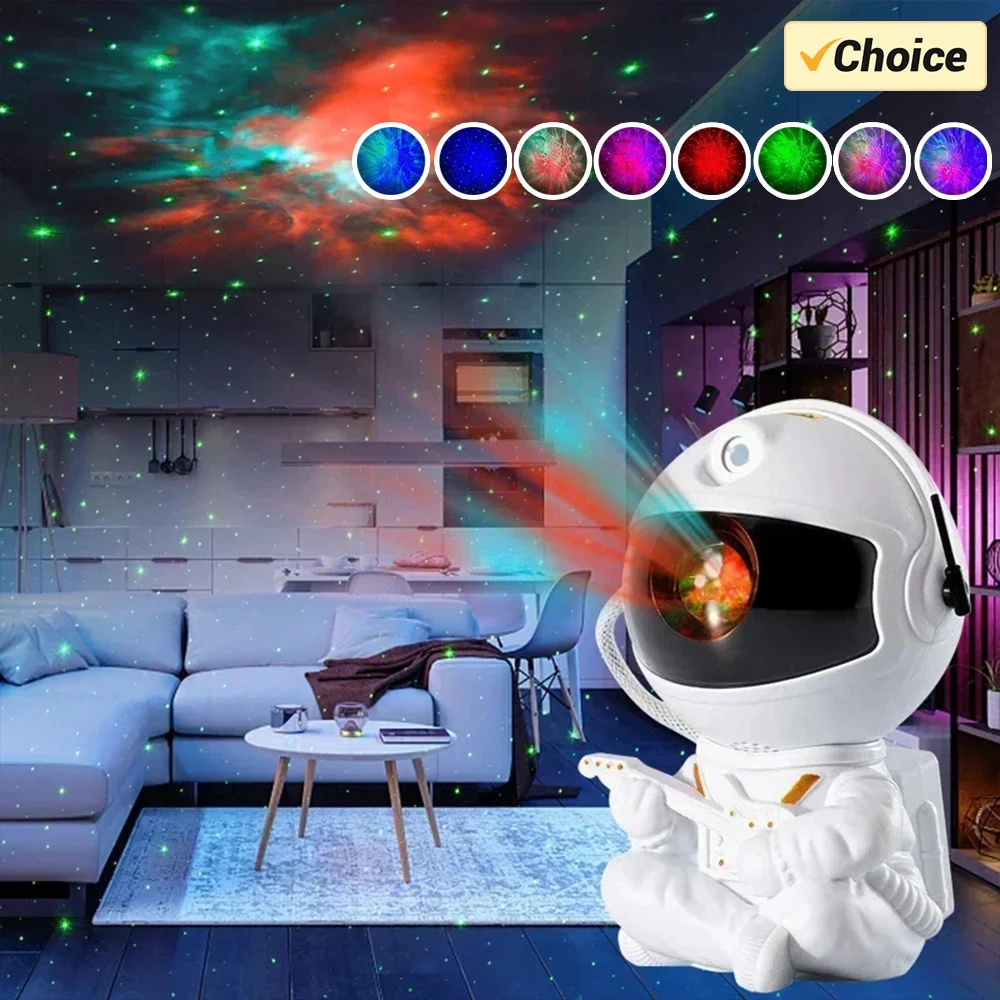 Galaxy Star Astronaut Projector LED night light Starry Projection light Decoration Space light Bedroom room decoration gift