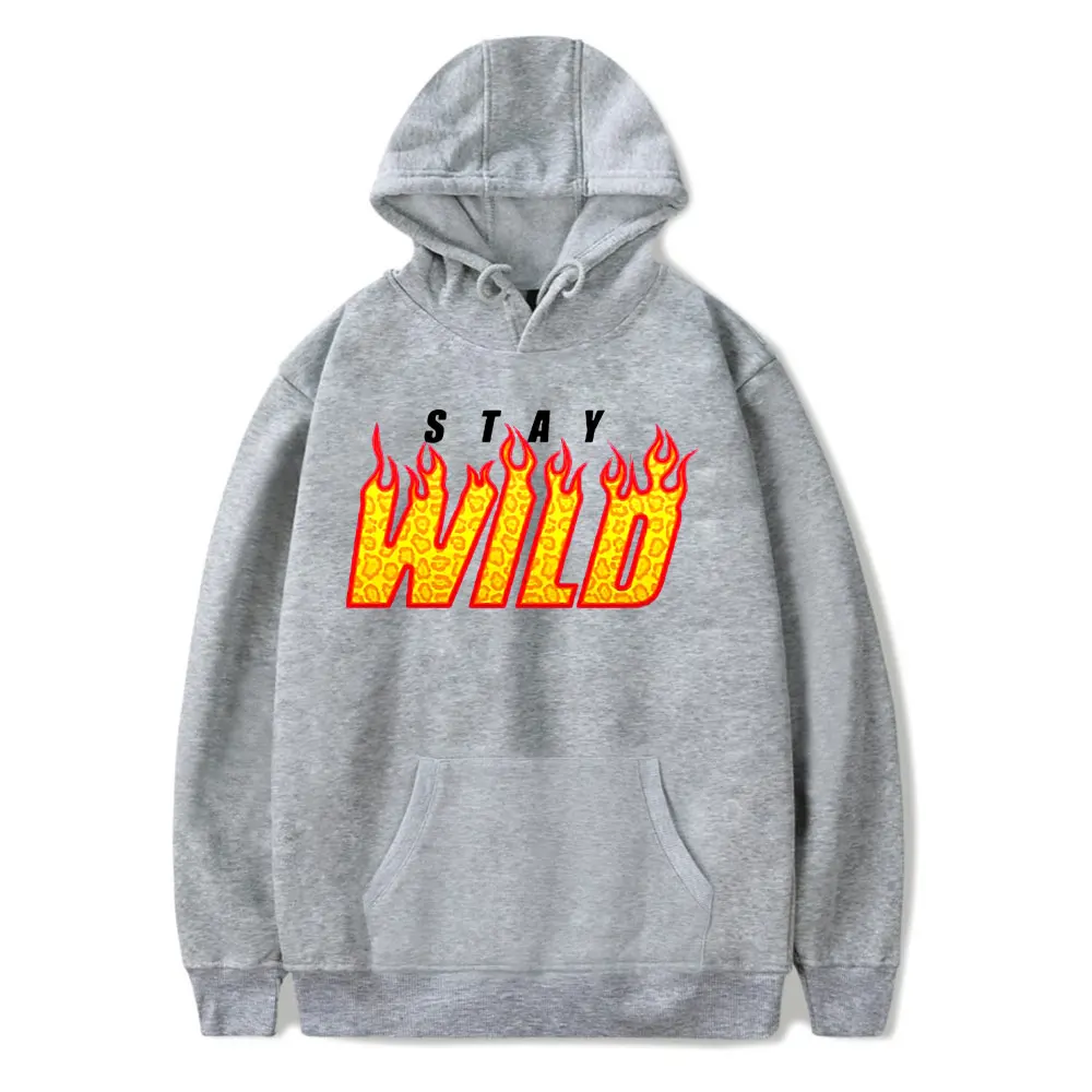 Ben Azelart Stay Wild Merch Толстовка с капюшоном и карманами на шнурке для мужчин/женщин пуловер youtuber