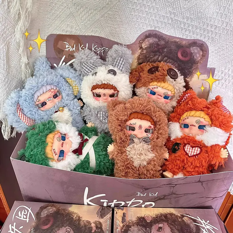 Boneka Gantungan Kunci Plushie Ayor Toys X Monster Hunt Bad Kids Genuine Blind Box Kippo Rebel Paradise 2025, Hadiah Mainan