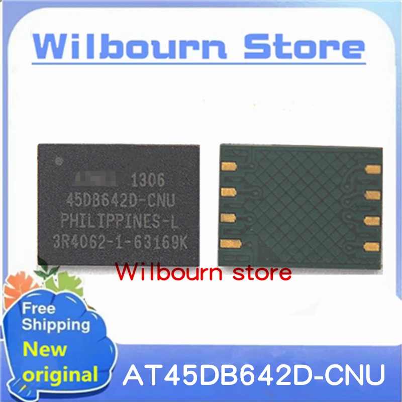 

100% новый оригинальный 1 шт./лот 45DB642D-CNU AT45DB642D-CNU QFN8