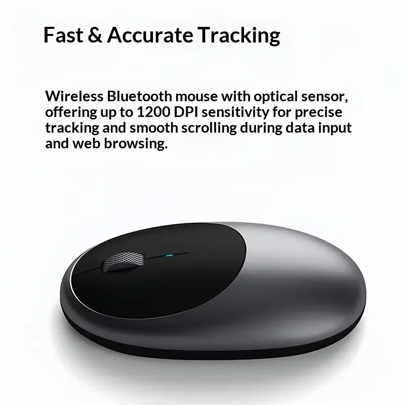 2026 for Satechi Wireless Bluetooth Mouse Ergonomic Design for Pro Air Supports macOS Windows Slim Portable