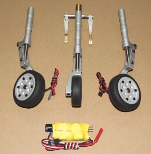 JP Hobby Nose and Main Anti-Vibration Landing Gears Oleo Struts with Wheels For RC Jet Plane