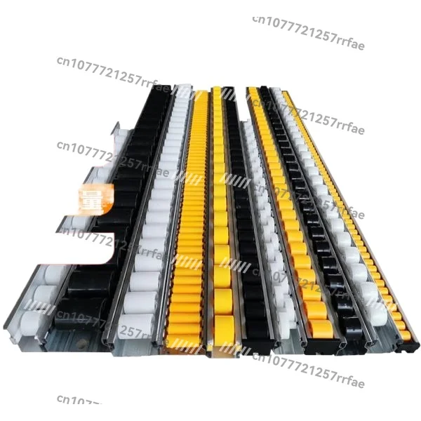 

60 * 25 Sheet Metal Fluent Strip Slide Rail 41 * 35 Aluminum Alloy Rim Anti-static Roller Heavy Duty