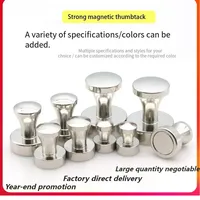 1-15Pcs Refrigerator Magnets Magnetic Push Pins Neodymium Magnet Pins Magnetic Thumb Tacks Sucker For Whiteboard Fridge Kitchen