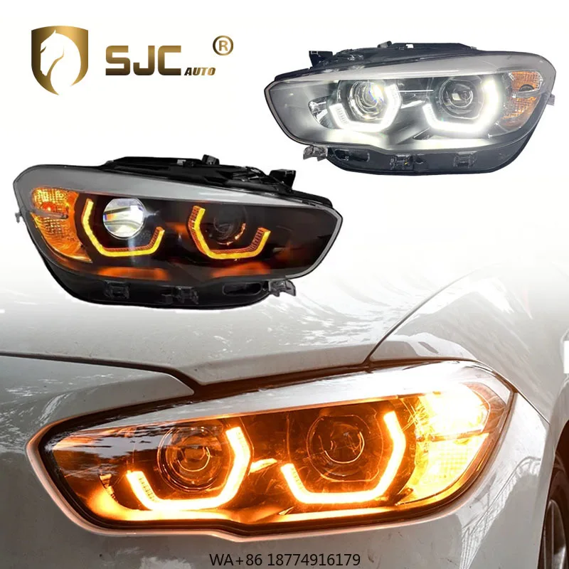

Auto for 1-Series F20 Headlights Assembly 2015-2018 Modified LED Daytime Running Lights Newest Style Lighting