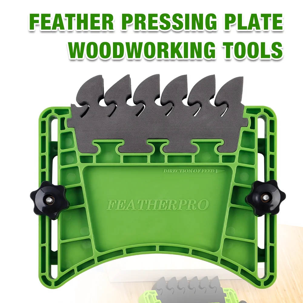 EVA Feather Press Plate, Home Woodworking Tools, Featherboard To Reduce Kickback,For Circular Saws/Table Saws Etc,Safety Special