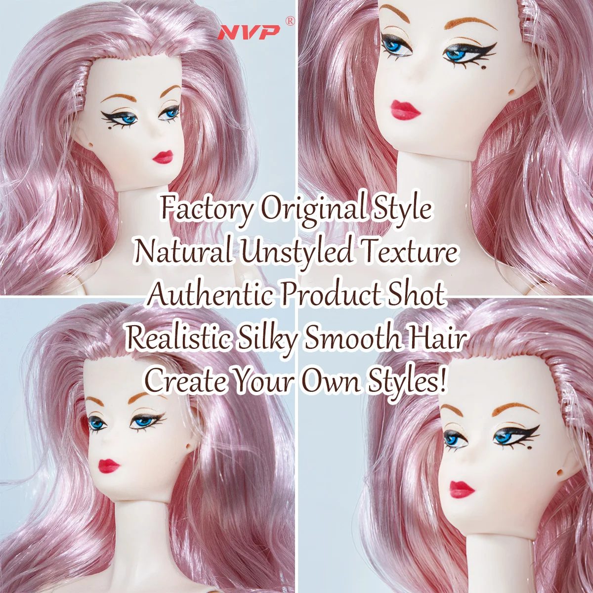 32cm Realistic Collectible Doll - 12-Jointed, Lifelike Makeup, Trendy Design - BJD/MJD Gift (No Clothing)