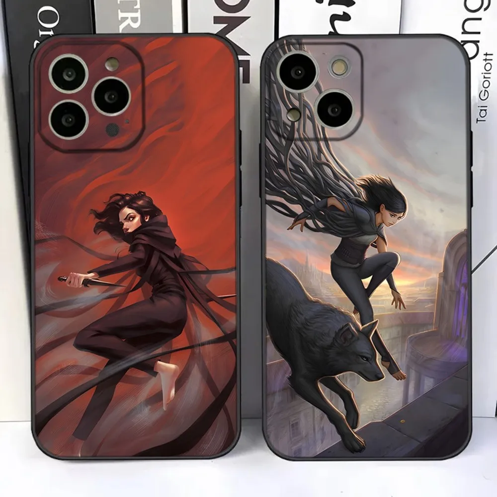 Mistborn Trilogy Vin Phone Case For iPhone 16,15,14,13,12,11 Plus,Pro,Max,XR,XS,X,7,8 Plus,SE,Mini Silicone Soft