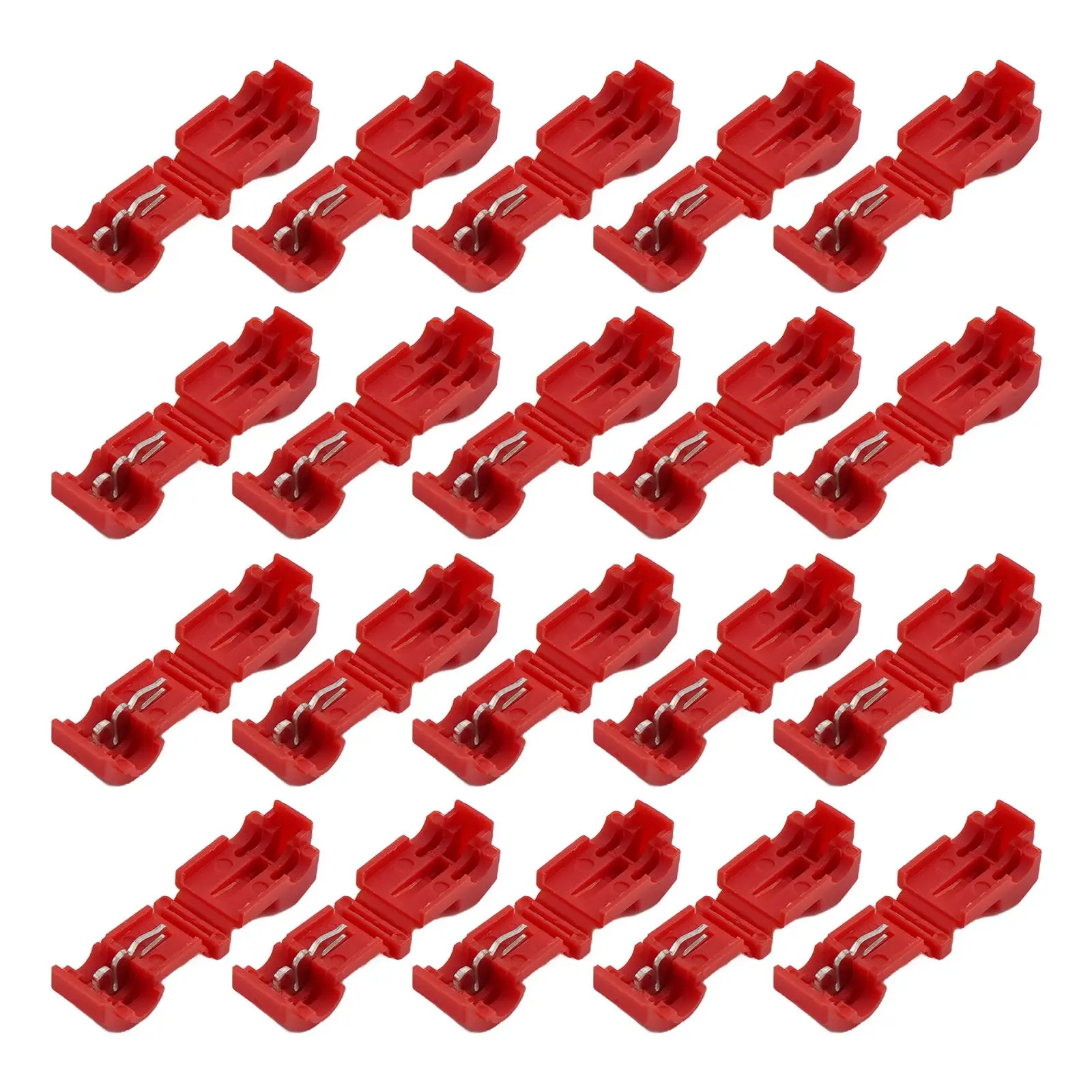 20Pcs Connection Clamps For Robotic Lawnmower Connect Boundary Cables, Charging Stations, T-junctions Quick Connector 36 X 9MM